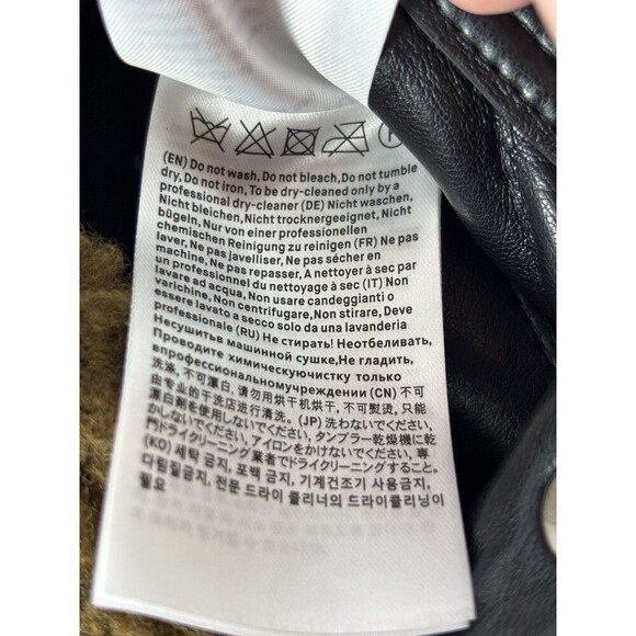 Stand Studio Minnie Fur Bag Faux Shearling Compact Teddy 2 Top Handle Brown - Picture 12 of 16